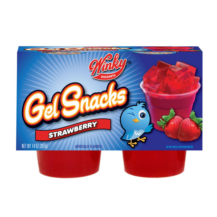 Winky Sugar Free Strawberry Gel Bites 10oz Lakeview Farms 0432