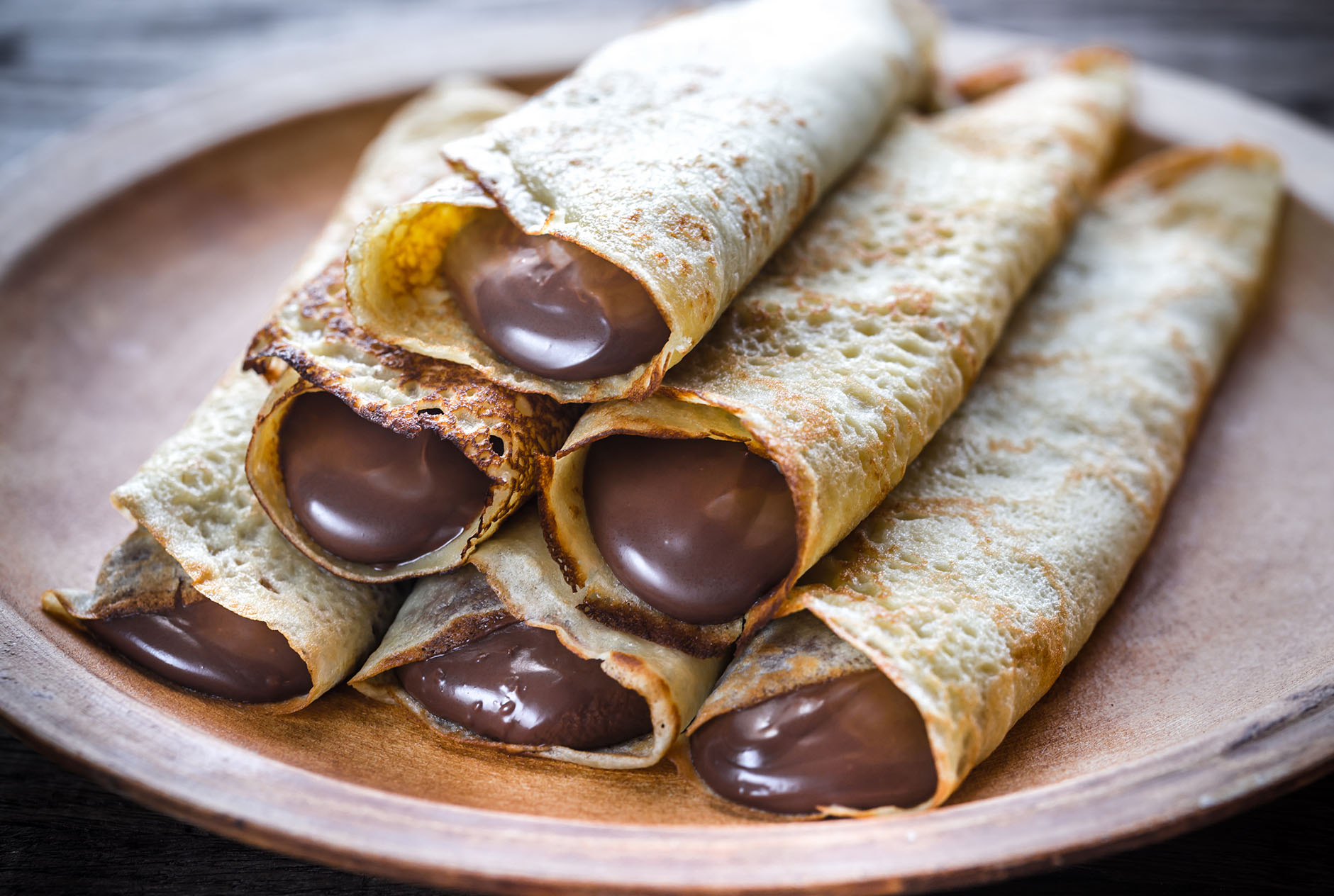 Chocolate Almondmilk Pudding Filled Crepes – Lakeview Farms