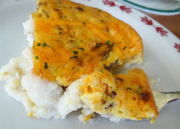 Rice Cooker Sausage & Grits Breakfast Casserole