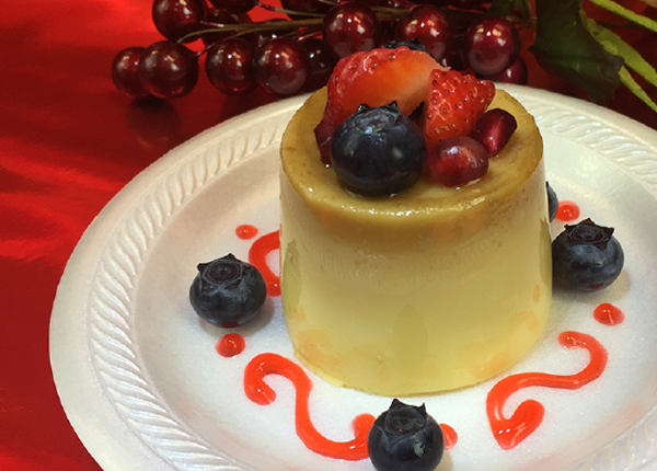 Senor Rico Flan Toppers Berry