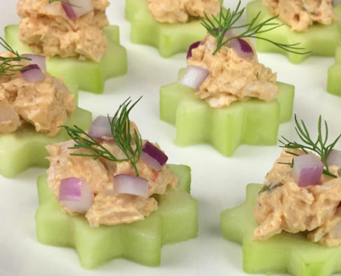Salads of the Sea Smoked Salmon Cucumber Bites Website