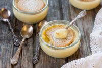 Shortbread Cookies and Whipped Flan