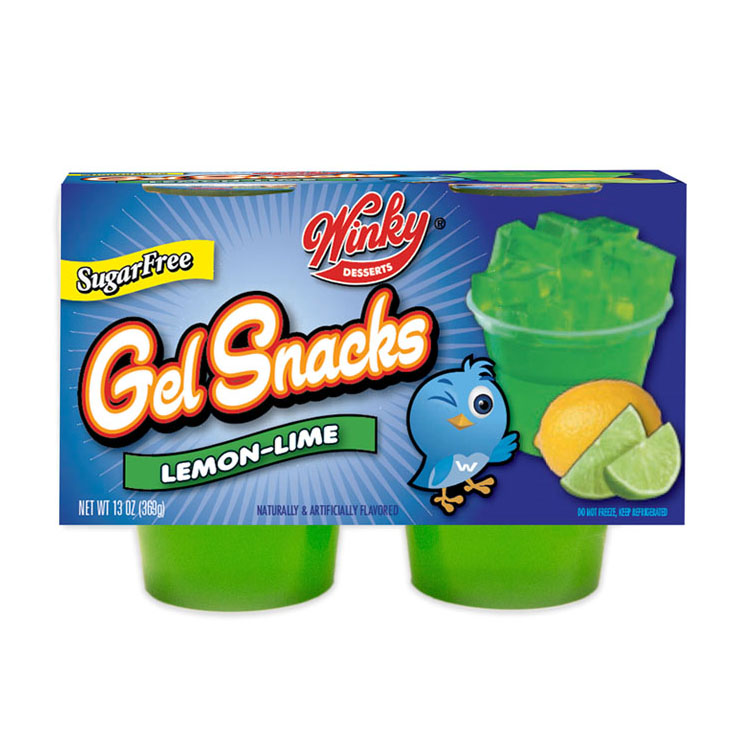 Winky Sugar Free Lemon-Lime Gel Snacks 4 Pack 3.25oz – Lakeview Farms