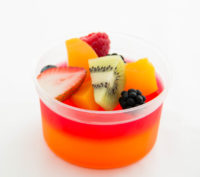 Layered Gel Snack with fresh Fruit 3
