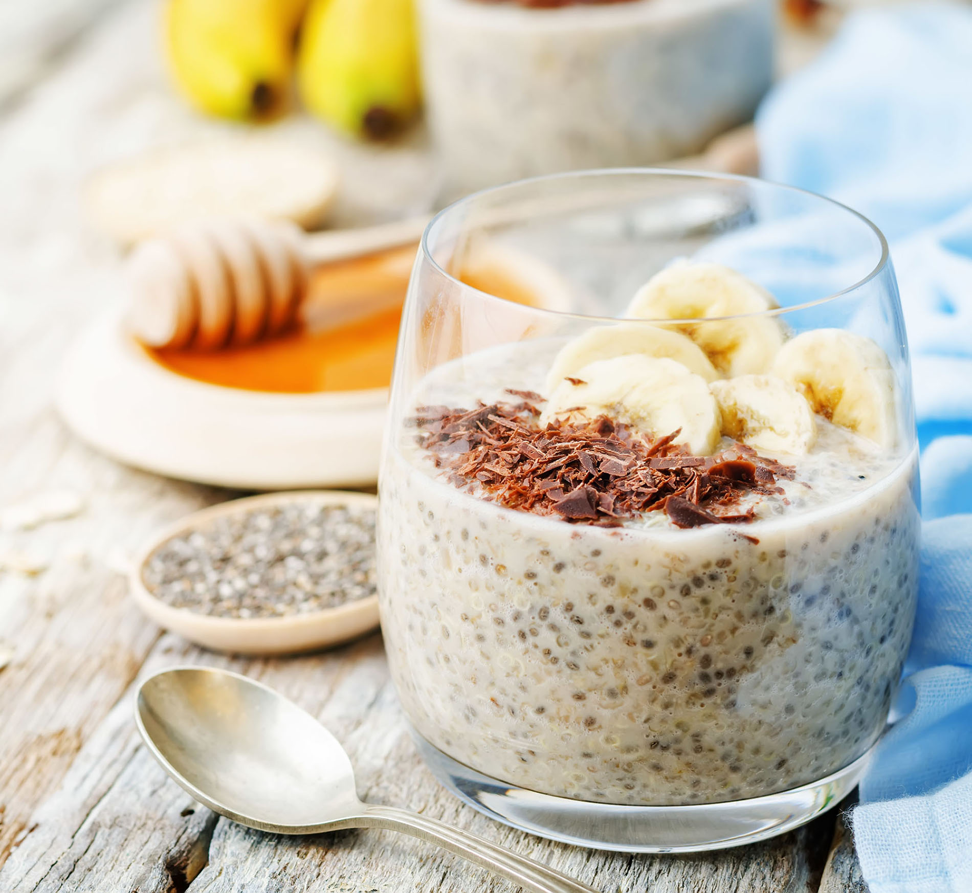 Almondmilk Chia Seed Pudding with Mango, Coconut, and Banana - Lakeview ...